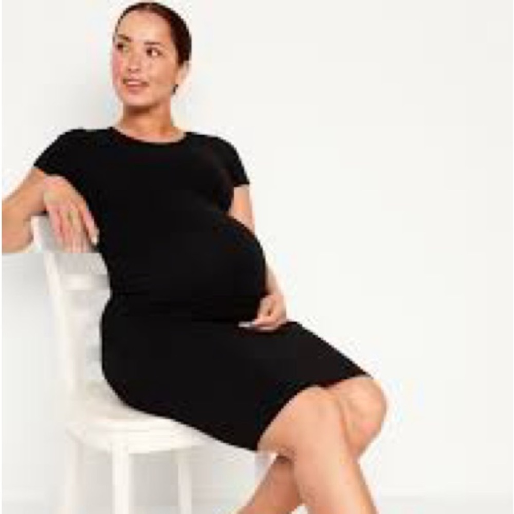 Old Navy Black Maternity Dress